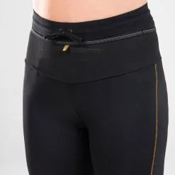 EVADICT Mallas Trail Running Mujer Emboss Negro Largas -Running comercio mallas trail running mujer emboss negro largas 3