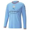 Manchester City FC Home 22/23 Réplica De Camiseta De Manga Larga Hombre PUMA -Running comercio manchester city fc home 2223 replica de camiseta de manga larga hombre puma