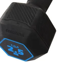 Mancuerna 2,5 Kg Hexagonal Dumbbell Musculación Cross Training Corength -Running comercio mancuerna 25 kg hexagonal dumbbell musculacion cross training corength 1
