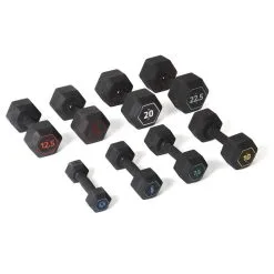Mancuerna 2,5 Kg Hexagonal Dumbbell Musculación Cross Training Corength -Running comercio mancuerna 25 kg hexagonal dumbbell musculacion cross training corength 2