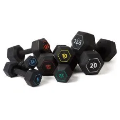 Mancuerna 2,5 Kg Hexagonal Dumbbell Musculación Cross Training Corength -Running comercio mancuerna 25 kg hexagonal dumbbell musculacion cross training corength 3