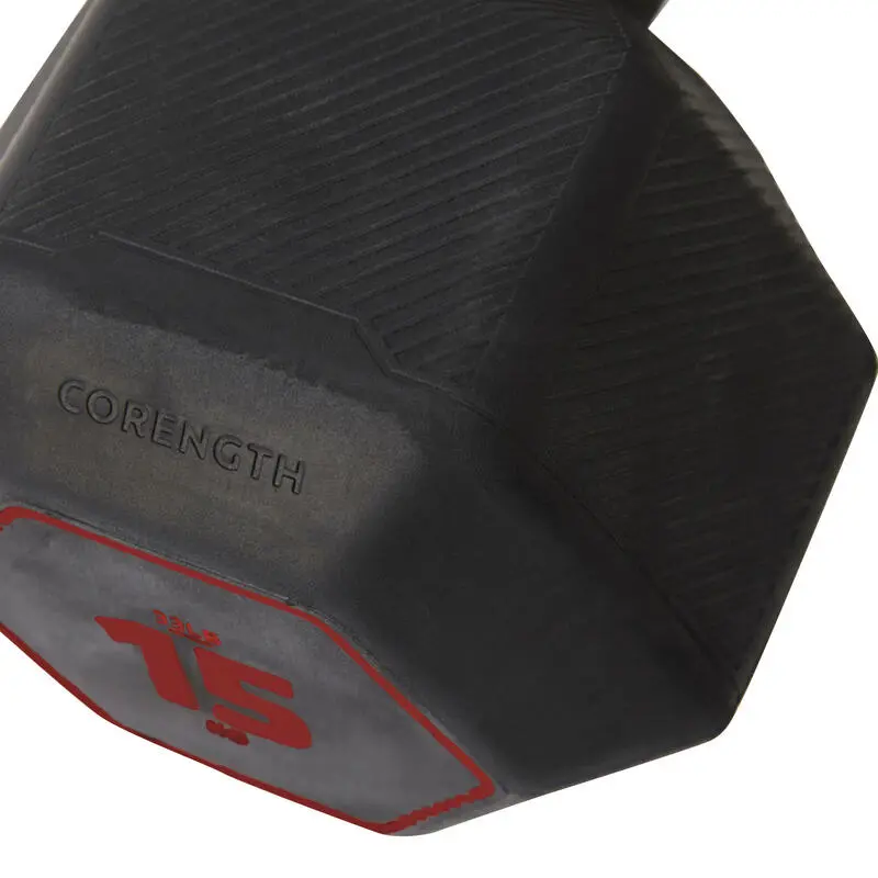 CORENGTH Mancuerna Musculación Crosstraining Hex Dumbbell Negro Hexagonal 15 kg 4 CORENGTH Mancuerna Musculación Crosstraining Hex Dumbbell Negro Hexagonal 15 kg - Imagen 2