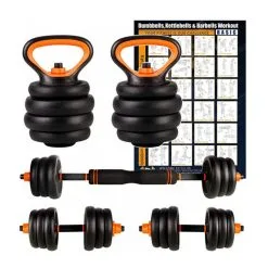 CLOVER FITNESS Mancuernas 2 En 1 De 25 Kg. -Running comercio mancuernas 2 en 1 de 25 kg 1