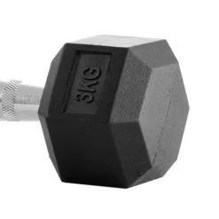 Mancuernas De Goma Hexagonales 3kg (par) Bodytone 10 Mancuernas De Goma Hexagonales 3kg (par) Bodytone -Running comercio mancuernas de goma hexagonales 3kg par bodytone 3