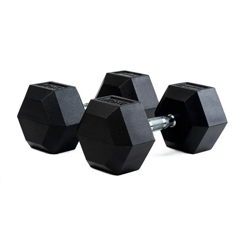 BODYTONE Mancuernas De Goma Hexagonales Profesionales 17Kg 3 BODYTONE Mancuernas De Goma Hexagonales Profesionales 17Kg