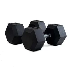 BODYTONE Mancuernas De Goma Hexagonales Profesionales 35Kg