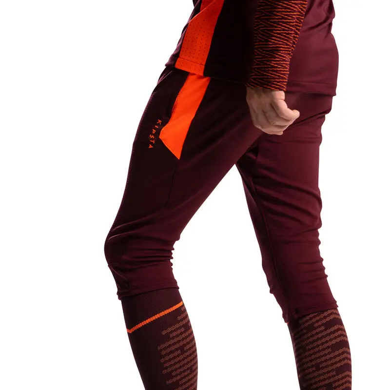 Pantalón Chándal Corto Fútbol Kipsta CLR Adulto Burdeos 5 Pantalón Chándal Corto Fútbol Kipsta CLR Adulto Burdeos - Imagen 3