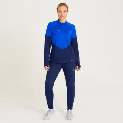 Kipsta Pantalón Chándal De Fútbol Mujer Viralto Azul -Running comercio pantalon chandal de futbol mujer viralto azul 1