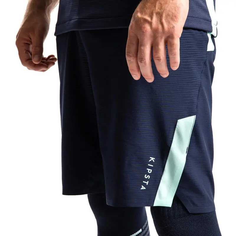 Pantalón Corto De Fútbol Kipsta CLR Adulto Azul Oscuro 4 Pantalón Corto De Fútbol Kipsta CLR Adulto Azul Oscuro - Imagen 2