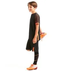 Pantalón Corto De Fútbol Niños Kipsta CLR Negro Y Naranja -Running comercio pantalon corto de futbol nios kipsta clr negro y naranja 2