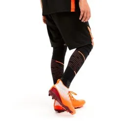 Pantalón Corto De Fútbol Niños Kipsta CLR Negro Y Naranja -Running comercio pantalon corto de futbol nios kipsta clr negro y naranja 3