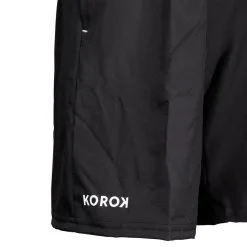 Pantalón Corto De Hockey Hierba Niños Korok FH500 Negro -Running comercio pantalon corto de hockey hierba nios korok fh500 negro 4