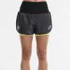 Pantalón Corto De Pádel Para Mujer - Bullpadel Lonja Negro -Running comercio pantalon corto de padel para mujer bullpadel lonja negro