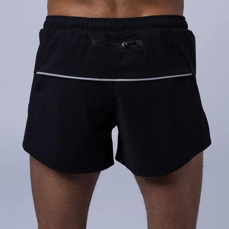 THE RUNNING REPUBLIC Pantalón Corto De Running De Poliéster Reciclado Para Hombre Negro TRR 4 THE RUNNING REPUBLIC Pantalón Corto De Running De Poliéster Reciclado Para Hombre Negro TRR - Imagen 2