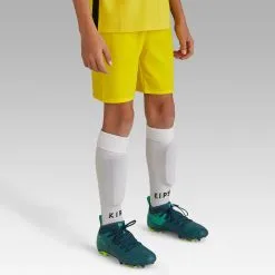 Pantalón Corto Fútbol Niños Kipsta F500 Violeta -Running comercio pantalon corto futbol nios kipsta f500 amarillo