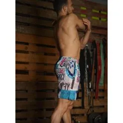 Pantalón Corto Hombre Banbroken SYNCHRO Multicolor -Running comercio pantalon corto hombre banbroken synchro multicolor 4