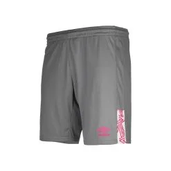 PANTALÓN CORTO UMBRO ROSE NEGRO NIÑO -Running comercio pantalon corto umbro rose gris nio