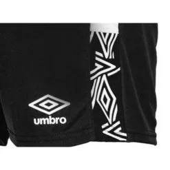 PANTALÓN CORTO UMBRO ROSE NEGRO NIÑO -Running comercio pantalon corto umbro rose negro nio 2