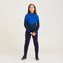 Kipsta Pantalón De Chándal Fútbol Niña Entrenamiento Viralto Negro -Running comercio pantalon de candal futbol nia para entrenamiento viralto azul