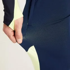 Kipsta Pantalón De Fútbol Adulto TRAXIUM Marino Y Amarillo -Running comercio pantalon de futbol adulto traxium marino y amarillo 3