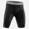 Pantalón Térmico Corto De Fútbol Niños MACRON Quince Negro -Running comercio pantalon termico corto de futbol nios macron quince negro