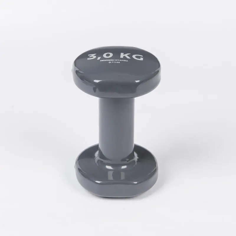 Domyos Pesas 2 X 3Kg De Vinilo Fitness Gimnasia En Casa Pilates Nyamba Gris 6 Domyos Pesas 2 X 3Kg De Vinilo Fitness Gimnasia En Casa Pilates Nyamba Gris - Imagen 4