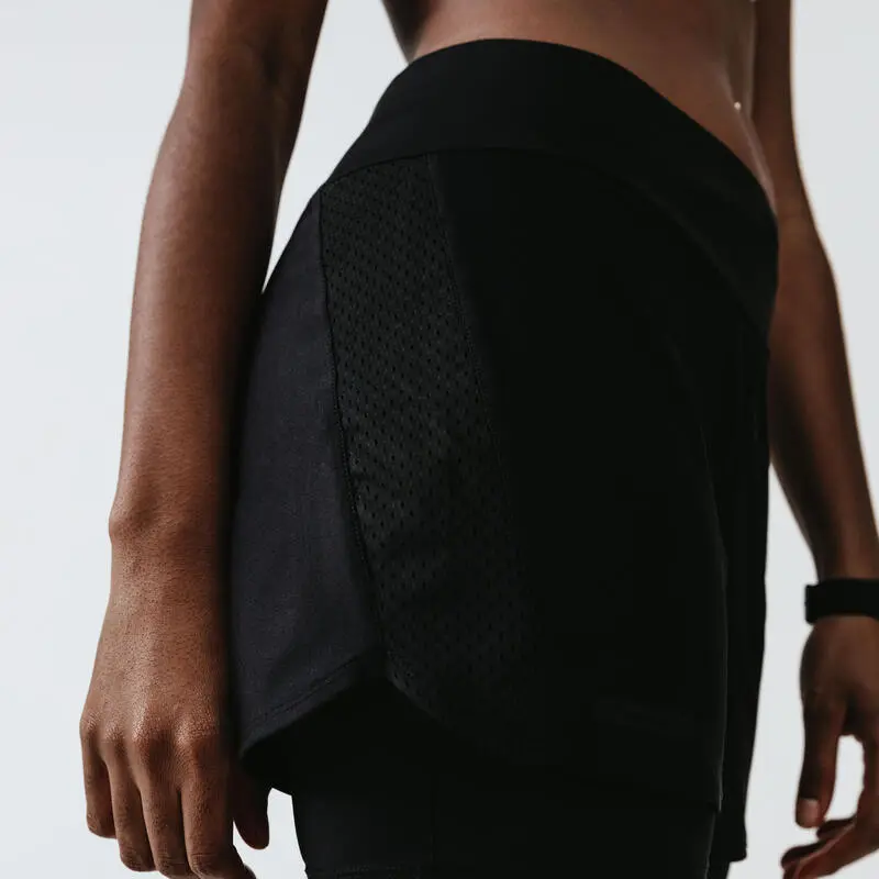 Kalenji Short Pantalón Corto Running Mujer Con Mallas Integradas Dry Negro 7 Kalenji Short Pantalón Corto Running Mujer Con Mallas Integradas Dry Negro - Imagen 5