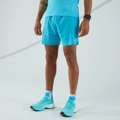 Pantalón Corto Running Ligero Hombre Kiprun Light Negro -Running comercio short running hombre ligero kiprun light azul turquesa