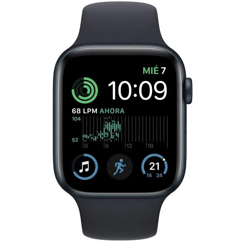 Smartwatch Apple Watch SE LTE Segunda Gen 44mm Aluminio Medianoche Correa Negra 4 Smartwatch Apple Watch SE LTE Segunda Gen 44mm Aluminio Medianoche Correa Negra - Imagen 2