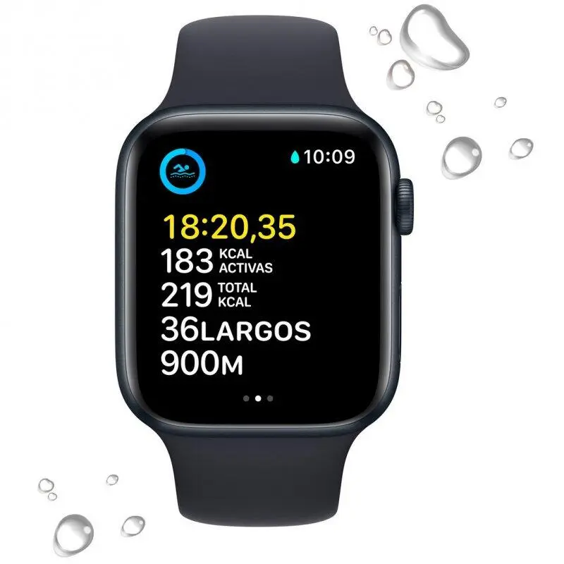 Smartwatch Apple Watch SE LTE Segunda Gen 44mm Aluminio Medianoche Correa Negra 6 Smartwatch Apple Watch SE LTE Segunda Gen 44mm Aluminio Medianoche Correa Negra - Imagen 4