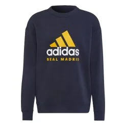 ADIDAS Sudadera Cuello Redondo Real Madrid DNA -Running comercio sudadera cuello redondo real madrid dna 2