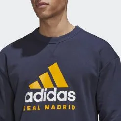 ADIDAS Sudadera Cuello Redondo Real Madrid DNA -Running comercio sudadera cuello redondo real madrid dna 4