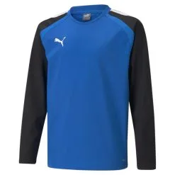 Sudadera De Entrenamiento De Fútbol Niños TeamLIGA PUMA Negra -Running comercio sudadera de entrenamiento de futbol nios teamliga puma azul