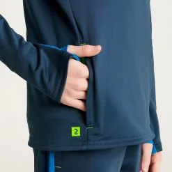 Kipsta Sudadera De Fútbol 1/2 Cremallera VIRALTO SOLO JR NIÑOS Azul, Gris Amarillo Fluo -Running comercio sudadera de futbol 12 cremallera viralto solo jr nios azul gris amarillo fluo 3