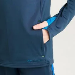 Kipsta Sudadera De Fútbol 1/2 Cremallera VIRALTO SOLO JR NIÑOS Azul, Gris Amarillo Fluo -Running comercio sudadera de futbol 12 cremallera viralto solo jr nios azul gris amarillo fluo 4