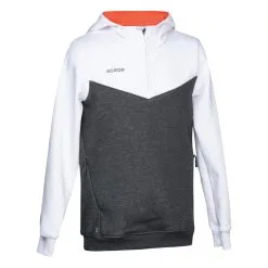 KOROK Sudadera De Hockey Sobre Hierba Niños FH500 Gris -Running comercio sudadera de hockey sobre hierba nia fh500 blanco gris y rosa