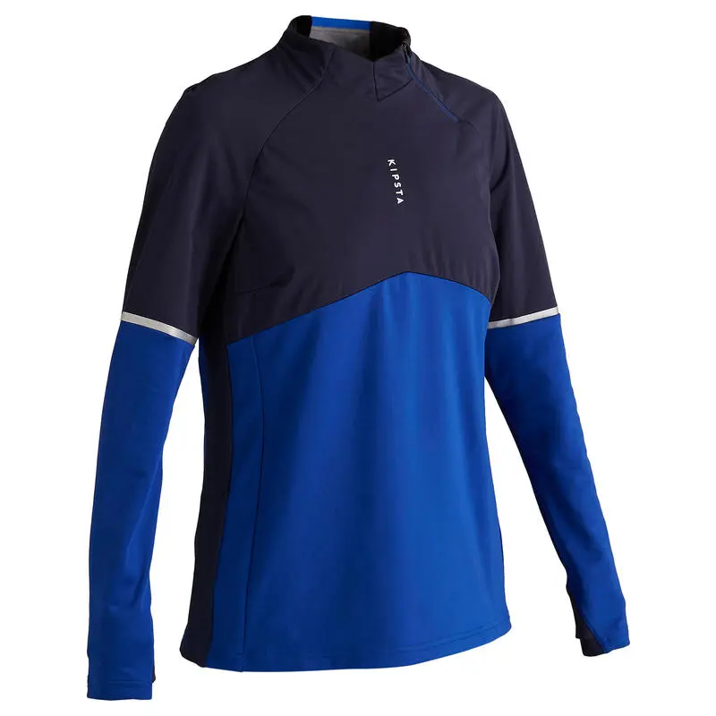 Sudadera Fútbol Kipsta T500 Mujer Negro 8 Sudadera Fútbol Kipsta T500 Mujer Negro - Imagen 6