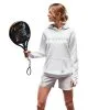 Sudadera Manga Larga De Pádel Royal Padel Blanca Mujer -Running comercio sudadera manga larga de padel royal padel blanca mujer