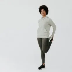 Kalenji Sudadera Running Con Capucha Cálida Mujer Hood 500 Gris -Running comercio sudadera running con capucha calida mujer hood 500 gris 2