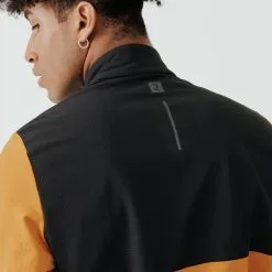 Kalenji Sudadera Running Hombre Manga Larga Cálida Warm 500 Ocre -Running comercio sudadera running hombre manga larga calida warm 500 ocre 3