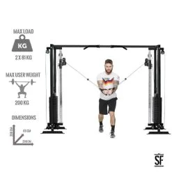 SUPRFIT Supfit Hallador Cable Pull Tower- Basement Edition - Negro -Running comercio supfit hallador cable pull tower basement edition negro 3