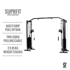 SUPRFIT Supfit Hallador Cable Pull Tower Negro 9 SUPRFIT Supfit Hallador Cable Pull Tower Negro -Running comercio supfit hallador cable pull tower negro 2