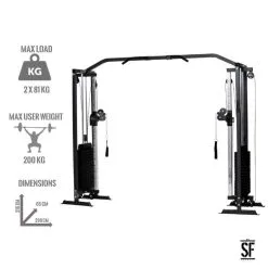 SUPRFIT Supfit Hallador Cable Pull Tower Negro 10 SUPRFIT Supfit Hallador Cable Pull Tower Negro -Running comercio supfit hallador cable pull tower negro 3