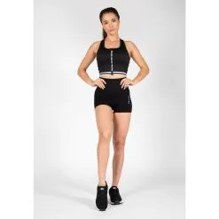 Top Deportivo De Tirantes Con Cremallera Mujer GORILLA WEAR Mesa Zip Negro -Running comercio top deportivo de tirantes con cremallera mujer gorilla wear mesa zip negro 2