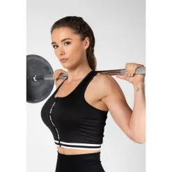 Top Deportivo De Tirantes Con Cremallera Mujer GORILLA WEAR Mesa Zip Negro -Running comercio top deportivo de tirantes con cremallera mujer gorilla wear mesa zip negro 3