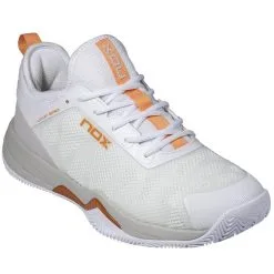 Zapatillas De Pádel Nox NERBO Blanco/Coral -Running comercio zapatillas de padel nox nerbo blancocoral 3