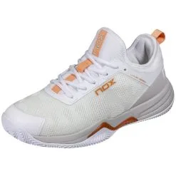 Zapatillas De Pádel Nox NERBO Blanco/Coral -Running comercio zapatillas de padel nox nerbo blancocoral 4